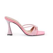 Rhinestone Lust Mules D'Accori , Pink , Dames