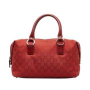 Pre-owned Leather handbags Gucci Vintage , Red , Dames