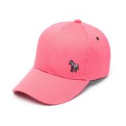Roze Katoenen Logo Hoed met Gebogen Klep PS By Paul Smith , Pink , Her...