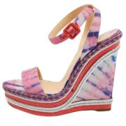 Pre-owned Fabric sandals Christian Louboutin Pre-owned , Multicolor , ...