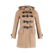 Pre-owned Wool outerwear Burberry Vintage , Brown , Dames