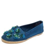 Pre-owned Mesh flats Dior Vintage , Blue , Dames