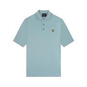 Vintage Rally Tipped Polo Shirt Lyle & Scott , Blue , Heren