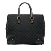 Pre-owned Canvas gucci-bags Gucci Vintage , Black , Dames