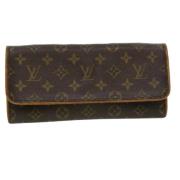 Pre-owned Canvas clutches Louis Vuitton Vintage , Brown , Dames