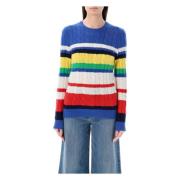 Julianna Cashmere Streep Trui Ralph Lauren , Multicolor , Dames