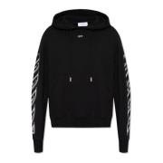 Hoodie with logo Off White , Black , Heren