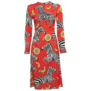 Pre-owned Silk dresses Dolce & Gabbana Pre-owned , Red , Dames