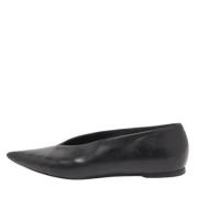 Pre-owned Leather flats Celine Vintage , Black , Dames