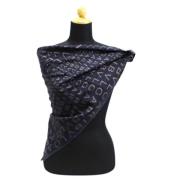 Pre-owned Silk scarves Bvlgari Vintage , Black , Dames