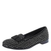 Pre-owned Fabric flats Sergio Rossi Pre-owned , Black , Dames