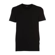 Zwarte T-shirts en Polos Dondup , Black , Heren