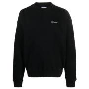 Witte Sweaters Off White , Black , Heren
