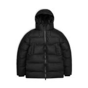 Waterdichte Zwarte Puffer Parka Rains , Black , Dames