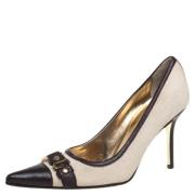Pre-owned Canvas heels Dolce & Gabbana Pre-owned , Beige , Dames