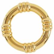 Pre-owned Metal rings Hermès Vintage , Yellow , Dames