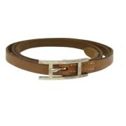 Pre-owned Leather bracelets Hermès Vintage , Beige , Dames