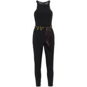 Zwarte Jumpsuit Elisabetta Franchi , Black , Dames