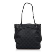 Pre-owned Leather totes Gucci Vintage , Black , Dames