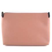 Pre-owned Leather clutches Burberry Vintage , Pink , Dames