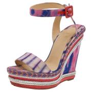 Pre-owned Fabric sandals Christian Louboutin Pre-owned , Multicolor , ...