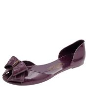 Pre-owned Fabric sandals Salvatore Ferragamo Pre-owned , Purple , Dame...