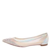 Pre-owned Mesh flats Christian Louboutin Pre-owned , Pink , Dames