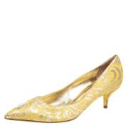 Pre-owned Fabric heels Dolce & Gabbana Pre-owned , Yellow , Dames