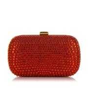 Pre-owned Canvas clutches MCM Pre-owned , Red , Dames