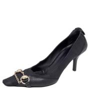 Pre-owned Canvas heels Gucci Vintage , Black , Dames