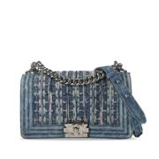 Pre-owned Denim chanel-bags Chanel Vintage , Blue , Dames