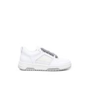 Sneakers van mesh en suède Giuliano Galiano , White , Heren