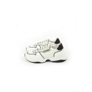 Witte D24 Tecno Sneakers voor Heren Dsquared2 , White , Heren