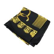 Pre-owned Silk scarves Hermès Vintage , Black , Dames