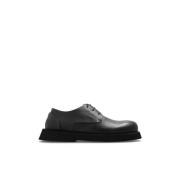 Leren Derby schoenen Marsell , Black , Heren