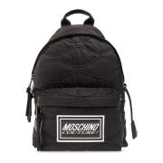 Gewatteerde rugzak Moschino , Black , Heren