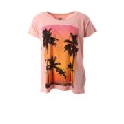 Roze Dames T-shirt Tommy Hilfiger , Pink , Dames