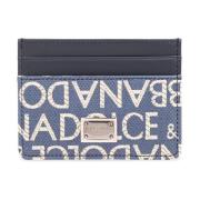 Gepersonaliseerde kaarthouder Dolce & Gabbana , Blue , Dames