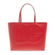 ‘DG Logo Medium’ shopper tas Dolce & Gabbana , Red , Dames