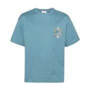 T-shirts en Polos met Signature Pegaso Motief Etro , Blue , Heren