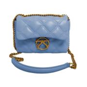 Gewatteerde tas met ketting crossbody-riem Kocca , Blue , Dames