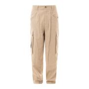 Trousers The Silted Company , Beige , Heren