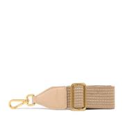 Rafia Strepen Schoudertas Gianni Chiarini , Beige , Dames