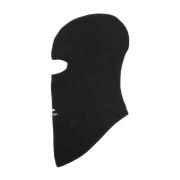 Logo Balaclava Hoeden Balenciaga , Black , Dames