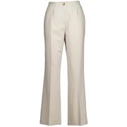 Klassieke Beige Broek met Stijlvolle Details Dante 6 , Beige , Dames