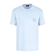Uaoq T-Shirt - Stijlvol en Comfortabel Giorgio Armani , Blue , Heren