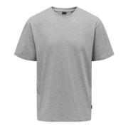 T-Shirts Only & Sons , Gray , Heren