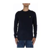 Blauwe print knitwear met lange mouwen Lyle & Scott , Blue , Heren