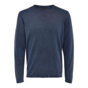 Blauwe Katoenen Sweatshirt Only & Sons , Blue , Heren