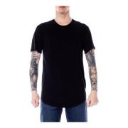 Zwarte korte mouwen T-shirt Only & Sons , Black , Heren